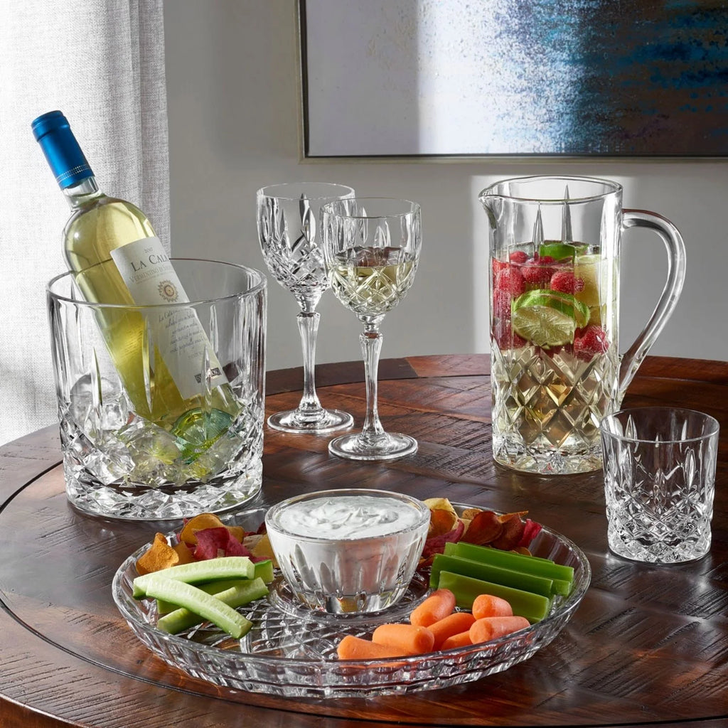 Clear Crystalline Chip & Dip Bowl M882473