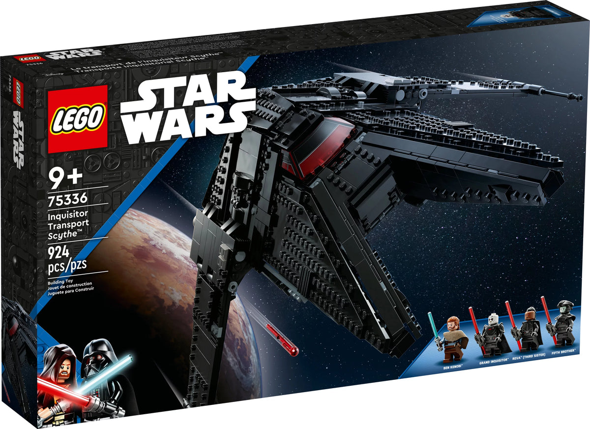 Buildable Toy Starship with Blue and Double-Bladed Red Lightsabers K46110