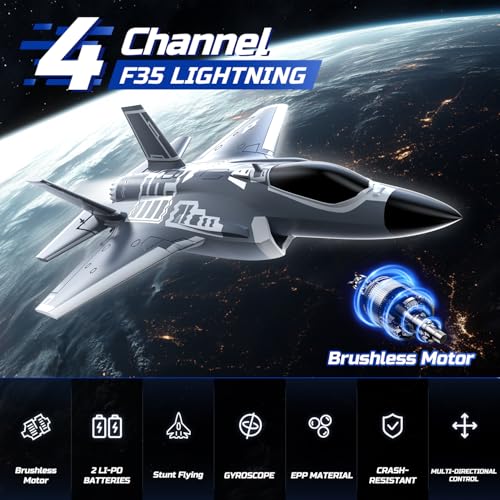 4 Channel Brushless RC Plane EDF Fighter Jet T91928