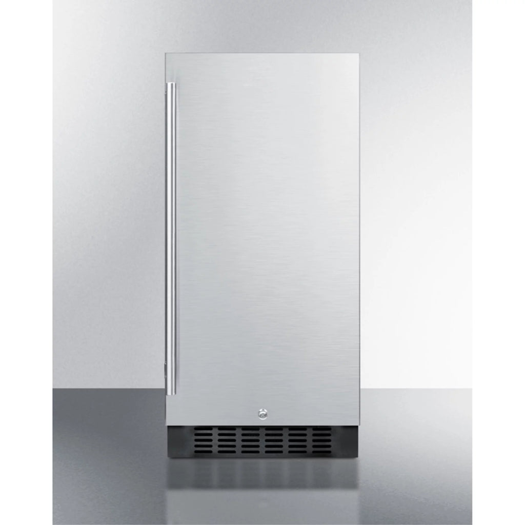 15" Wide ADA Compliant All-Refrigerator with Stainless Steel Door E35006