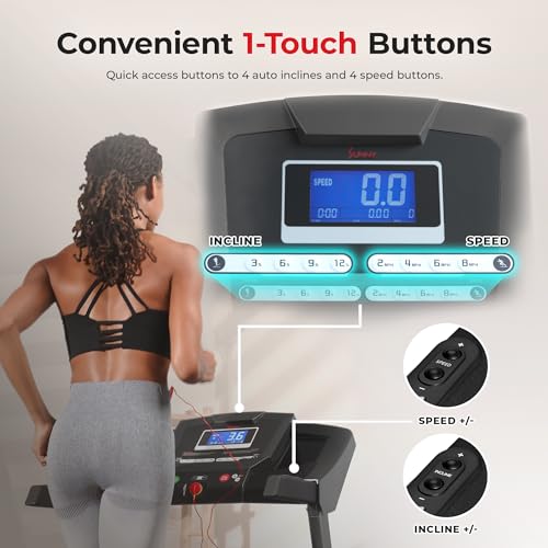 Smart Treadmill with Auto Incline H69895