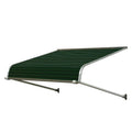 66-in Wide x 48-in Projection Evergreen Solid Door Fixed Awning C818