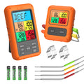 Wireless Meat Thermometer with 4 Meat Probes I7586