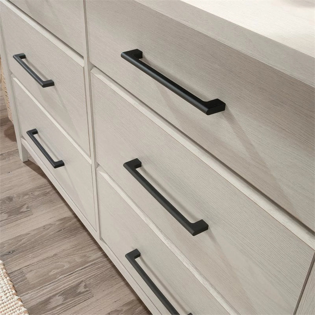6 Drawers Oak Engineered Wood Dresser A4860