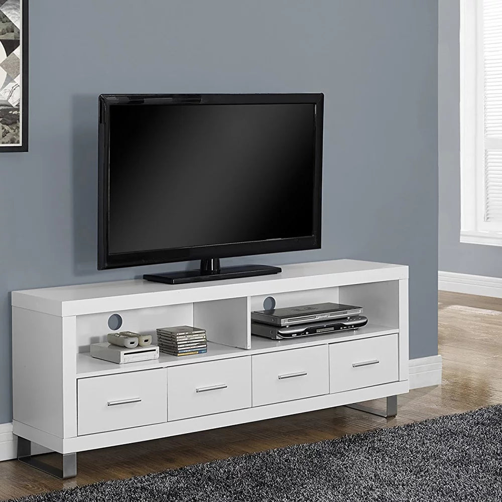 White 2 Pack TV Stand with Storage Z283407