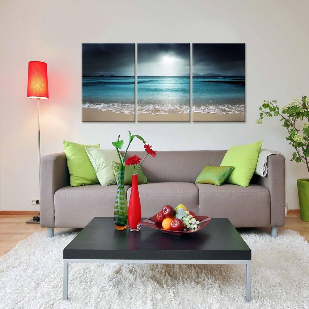 Blue Sea Canvas Wall Art U194