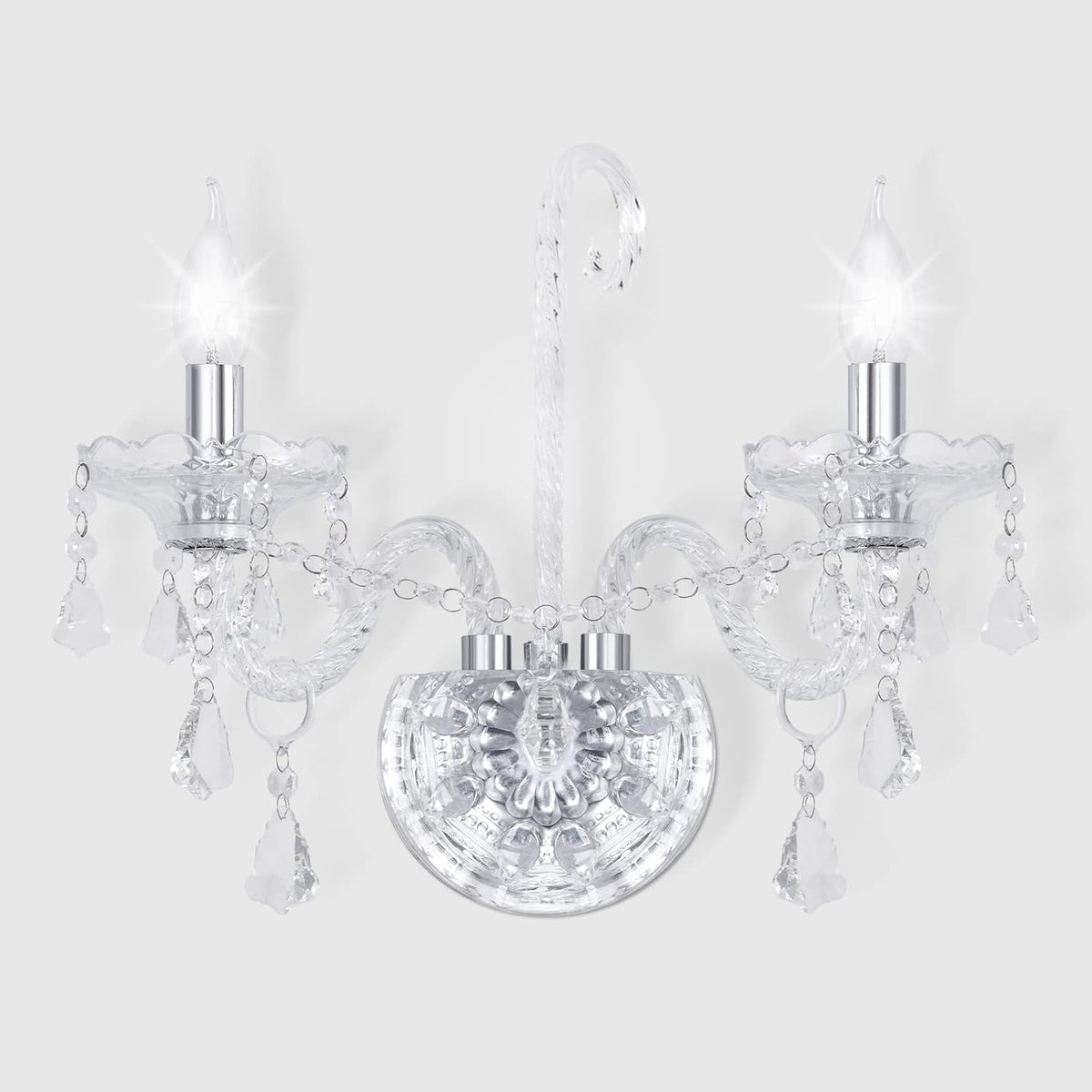 Crystal Candle Wall Sconce O986338