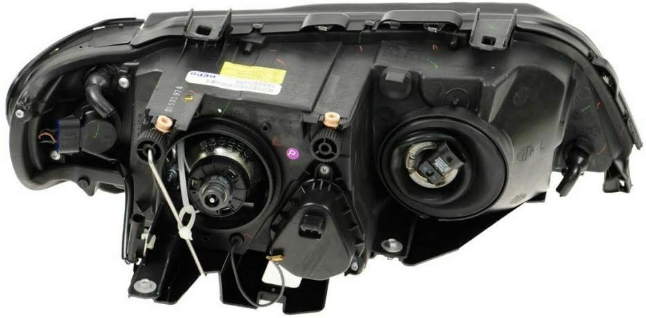 For BMW X5 Headlight Pair Driver and Passenger Side Black Housing G289108