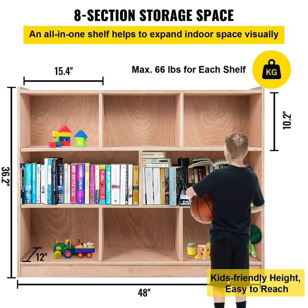Wooden 8 Grids Storage Cabinet G963013