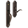Distressed Oil Rubbed Bronze Mortise Entry Handleset with Lever X3945