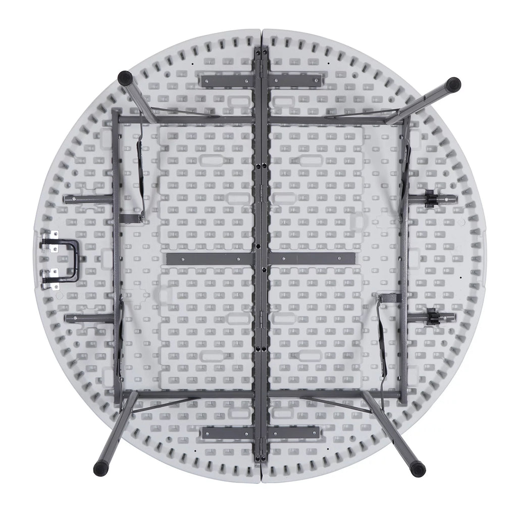 Black Round Foldable Plastic Table U277110