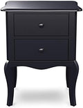 Traditional Wood 2-Drawer Nightstand in Espresso L923560