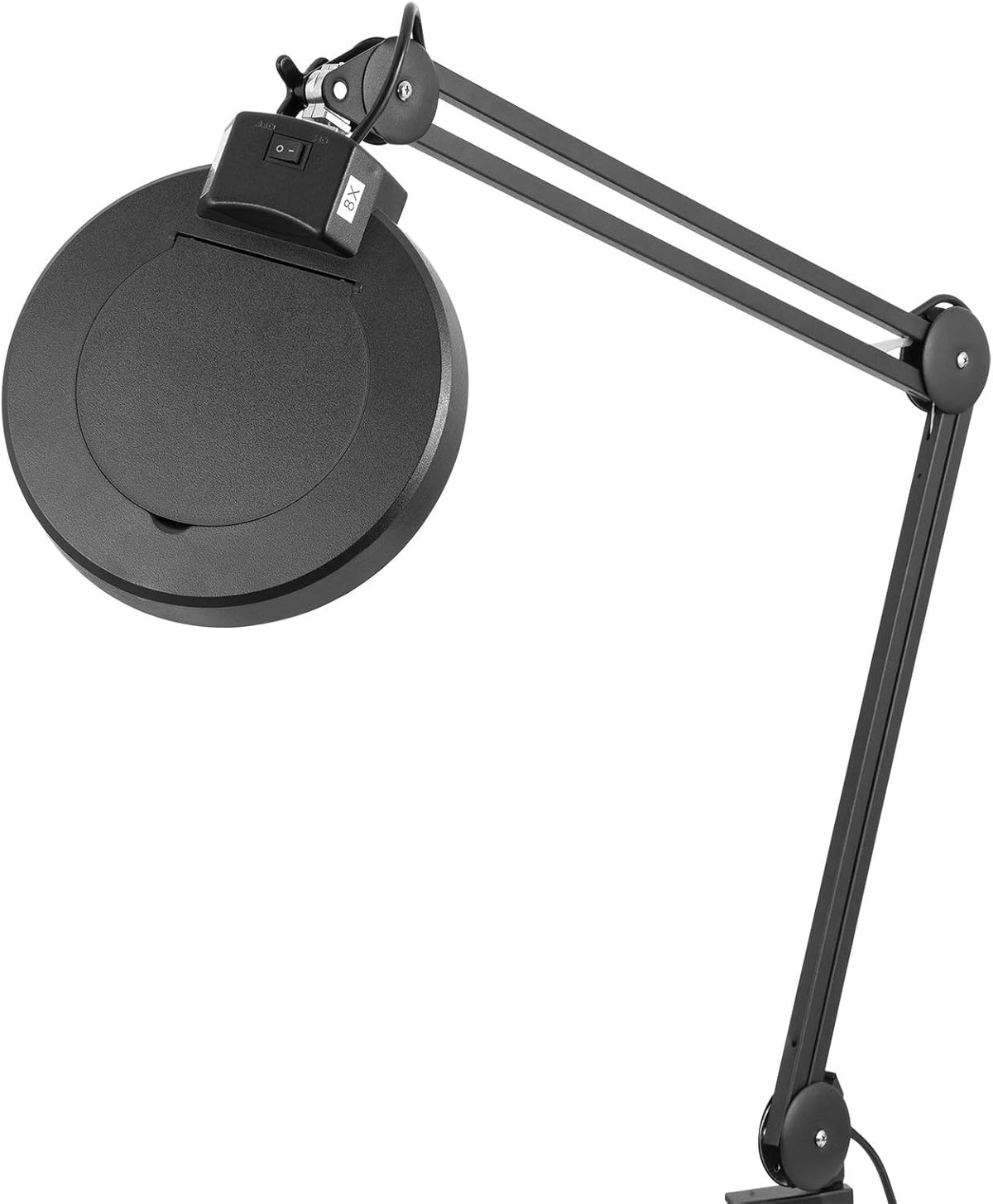 8x Magnifying Glass Architect Lamp with Desk Clamp Mount F260