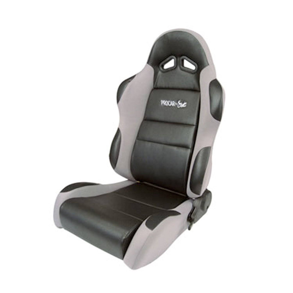 Gray Vinyl Velour Racing Seat M408111