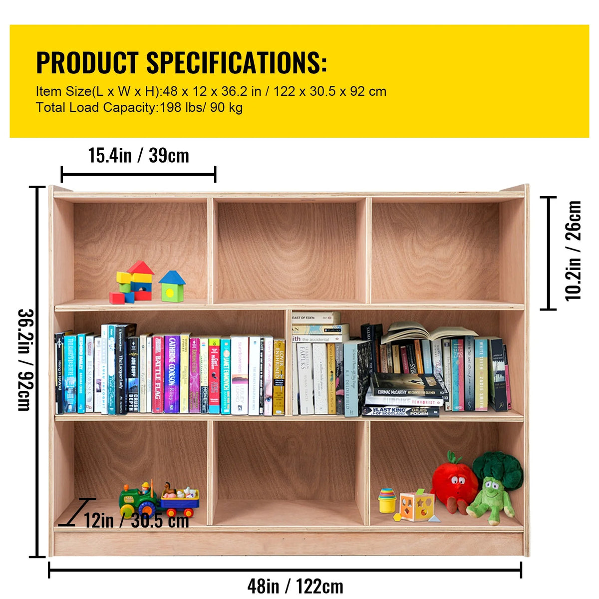 Wooden 8 Grids Storage Cabinet G963013