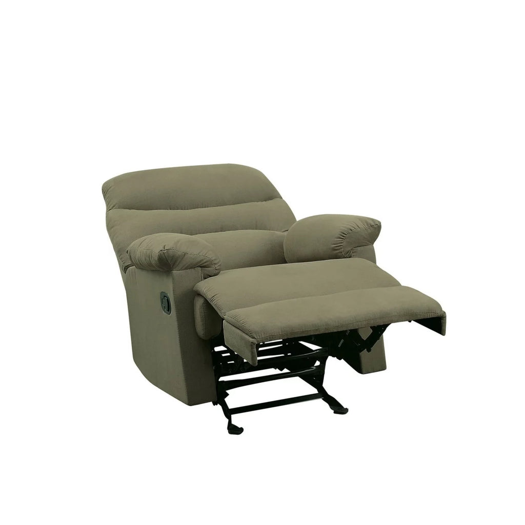 Sage Green Microfiber Recliner H8101