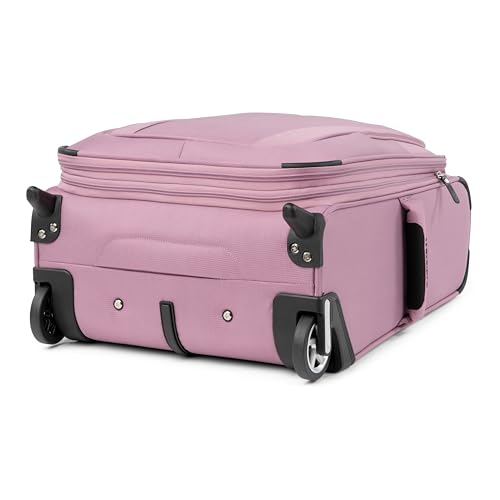 Burgundy Softside Expandable 2 Wheel Carry On Luggage R976