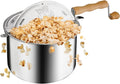 6-Quart Aluminum Popcorn Popper with Hand Crank N882211