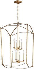 5-Light Antique Guild Candle Chandelier X6191