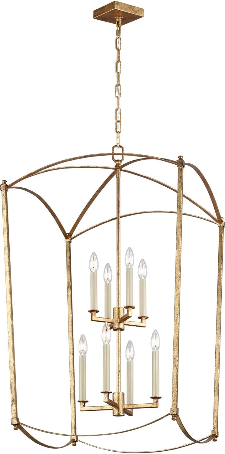 5-Light Antique Guild Candle Chandelier X6191