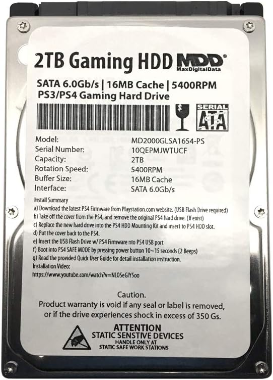 2TB 5400RPM 8MB Cache SATA 6.0Gb/s 2.5 Hard Drive G392246