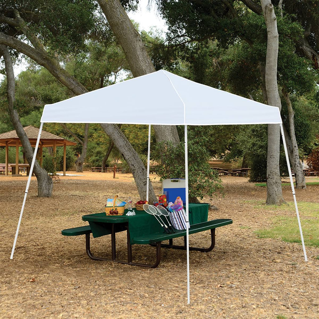 White Angled Leg Instant Canopy Tent Shelter S984