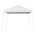 White Angled Leg Instant Canopy Tent Shelter S984