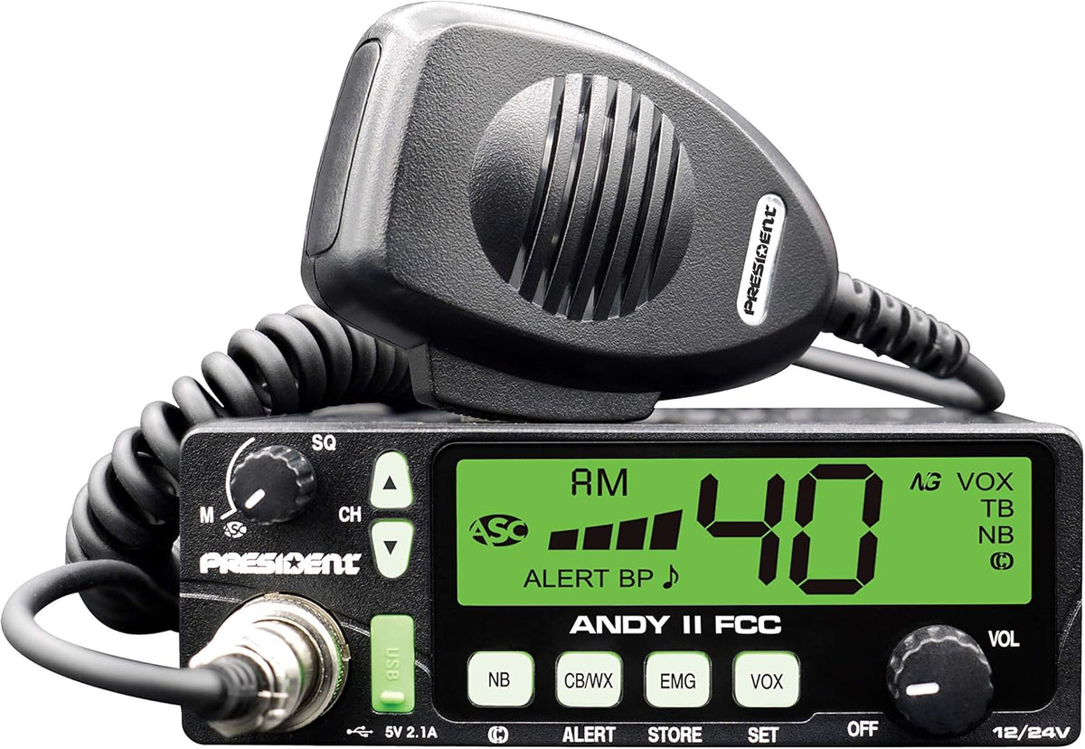 CB Radio with Weather Alert and USB Port B7284