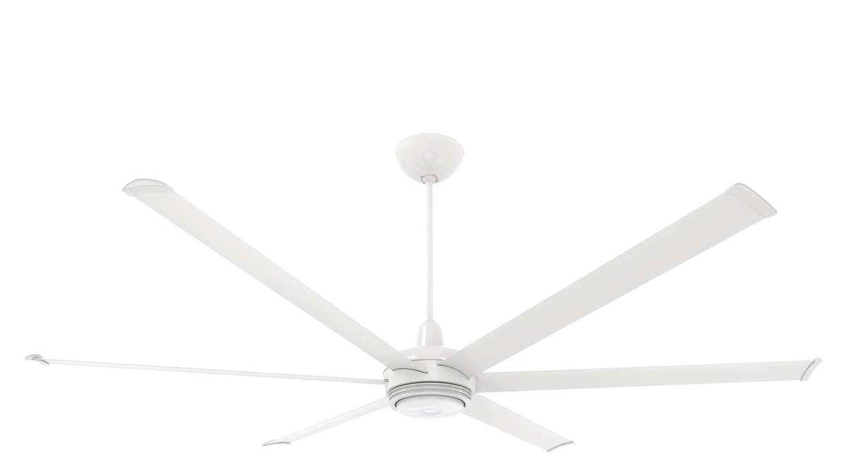 White 84 Ceiling Fan with Downlight LED I6893