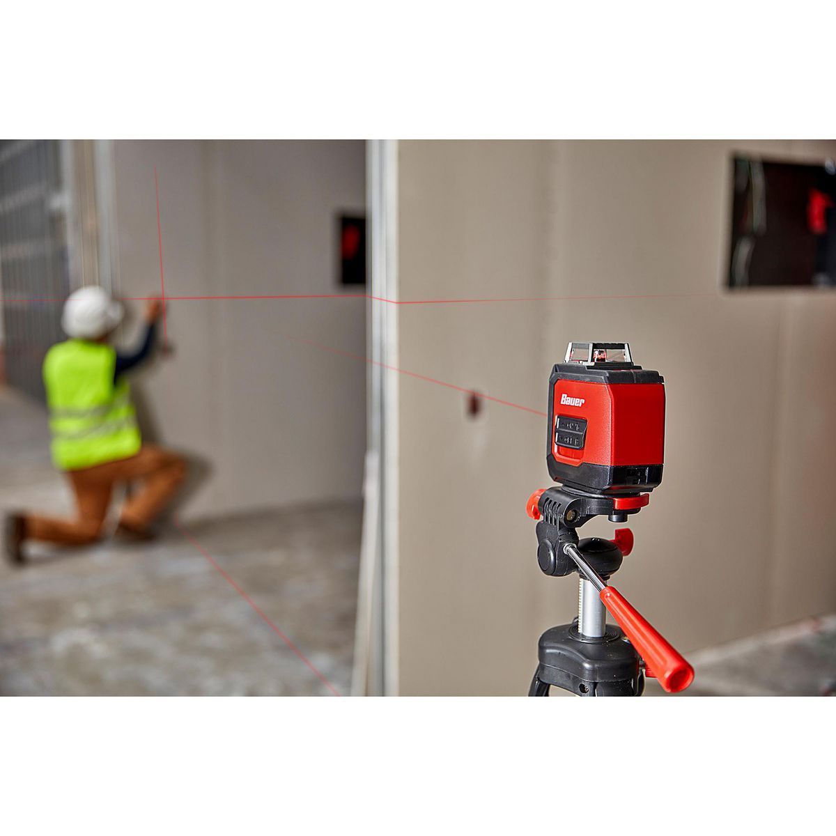 50 ft. Self-Leveling Cross-Line Laser Level K66452