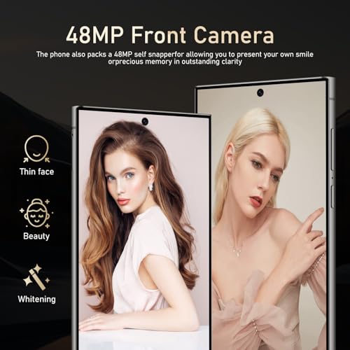 White 6.8" 6GB+256GB Unlocked Smartphone X117