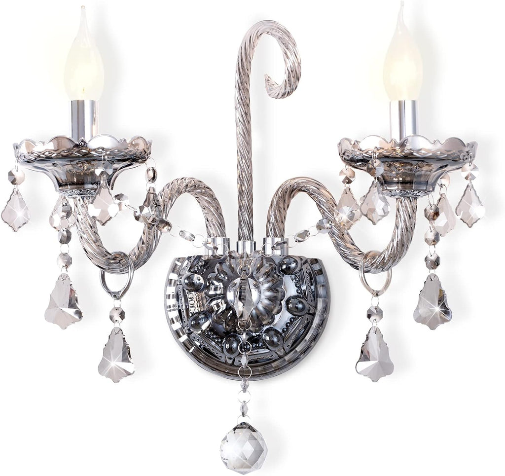 Crystal Candle Wall Sconce O986338