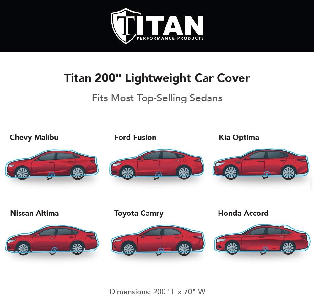 Jet Black Poly 210T Car Cover for Sedans X72559