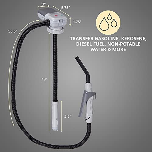 Automatic Fuel Transfer Pump, Battery Powered, Portable Liquid Pump M636