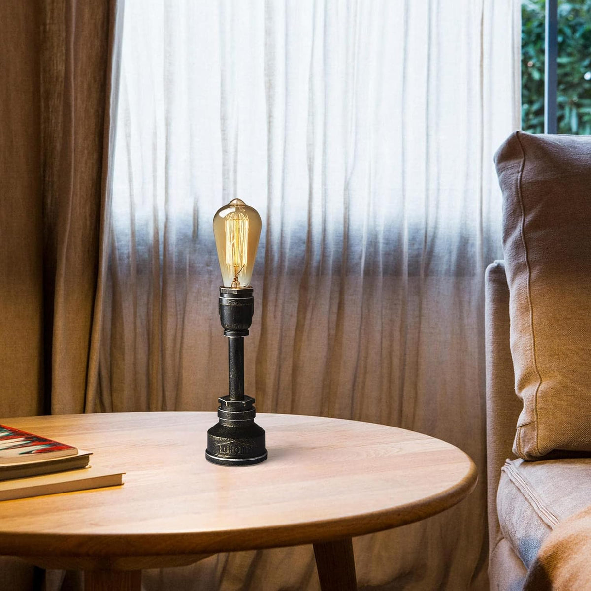Vintage Industrial Table Lamp with E26 Holder M336623