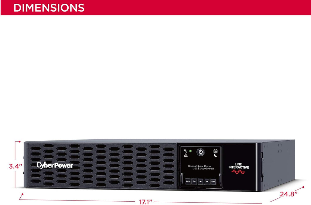 2200VA/2200W 6 Outlets 2U Rack/Tower UPS System I992