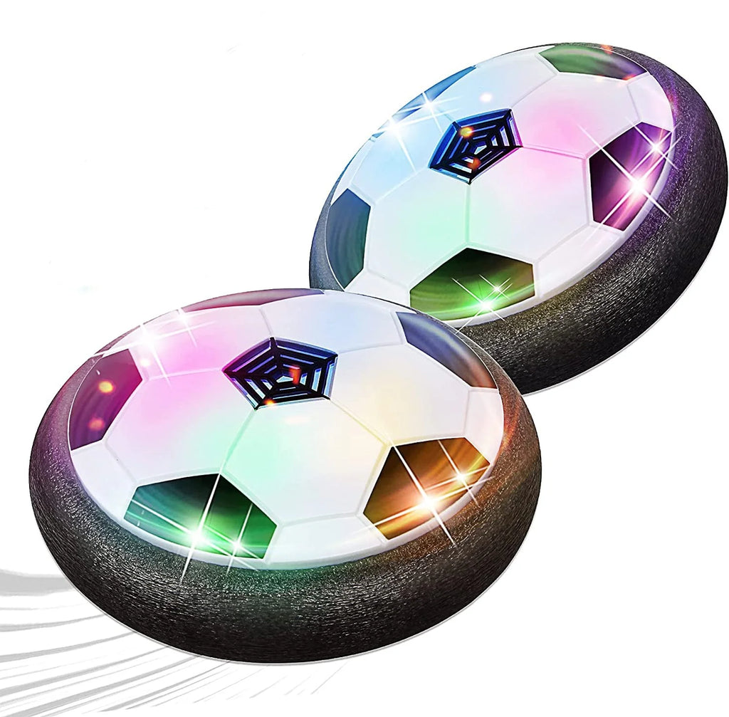 Hover Soccer Ball Set of 2 with LED Lights and Soft Foam Bumpers S233