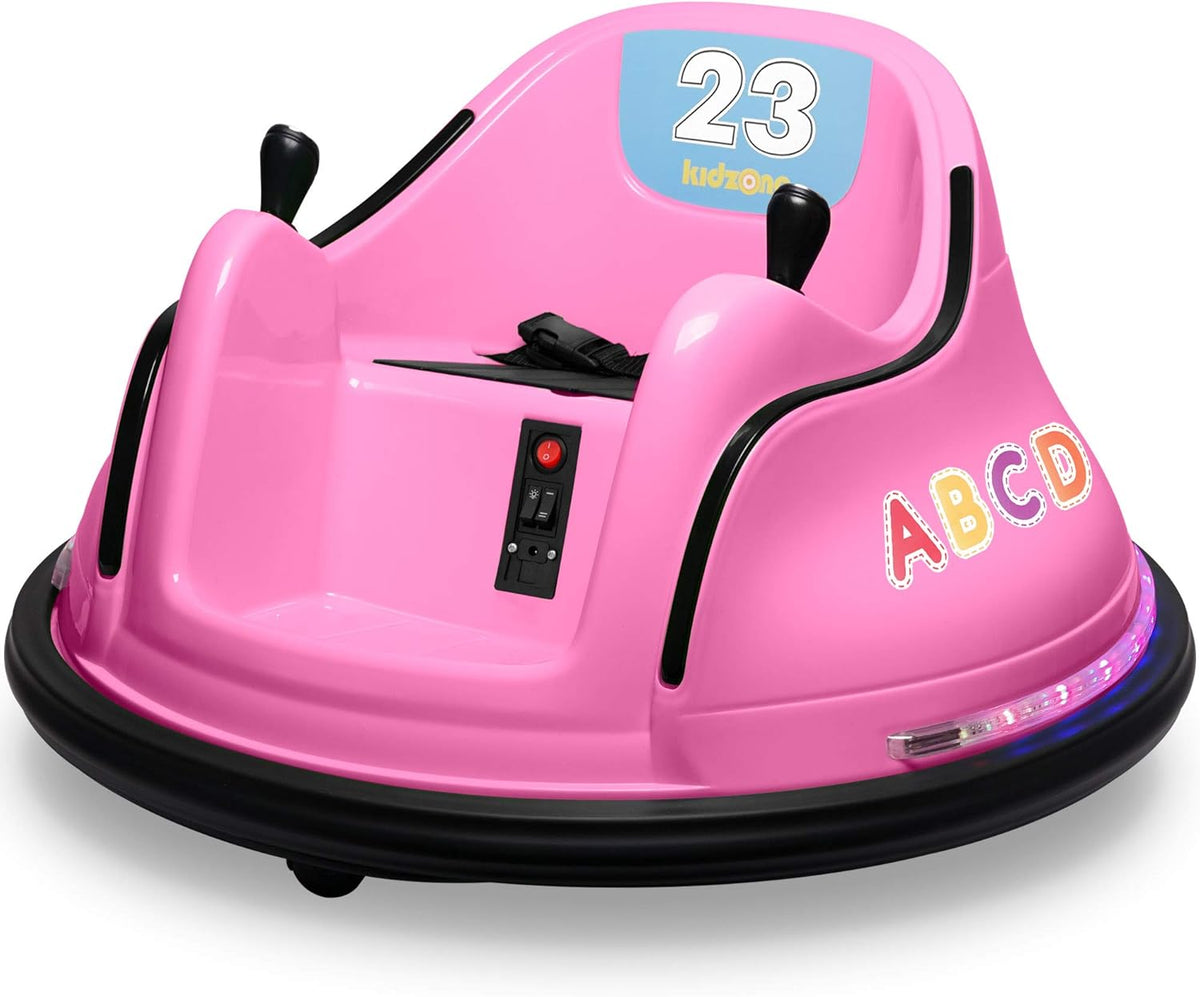 Pink 12V Electric Ride On Bumper Car with Remote Control B46491