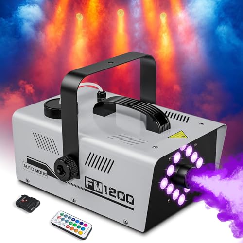 1200W 6000CFM Fog Machine with LED Lights U882463