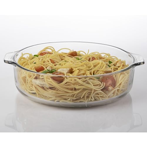 2-quart Glass Casserole Baking Dish with Cover E4190