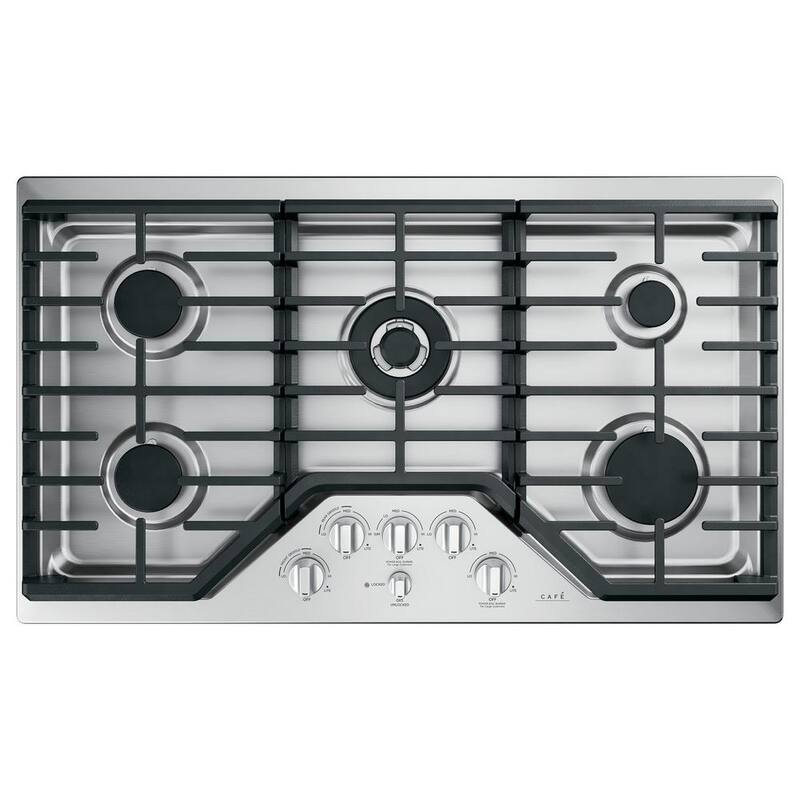 Brushed Stainless Gas Cooktop Knob Kit S78043