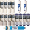 15 pcs RO Replacement Filter Set with 100 GPD Membrane T279966