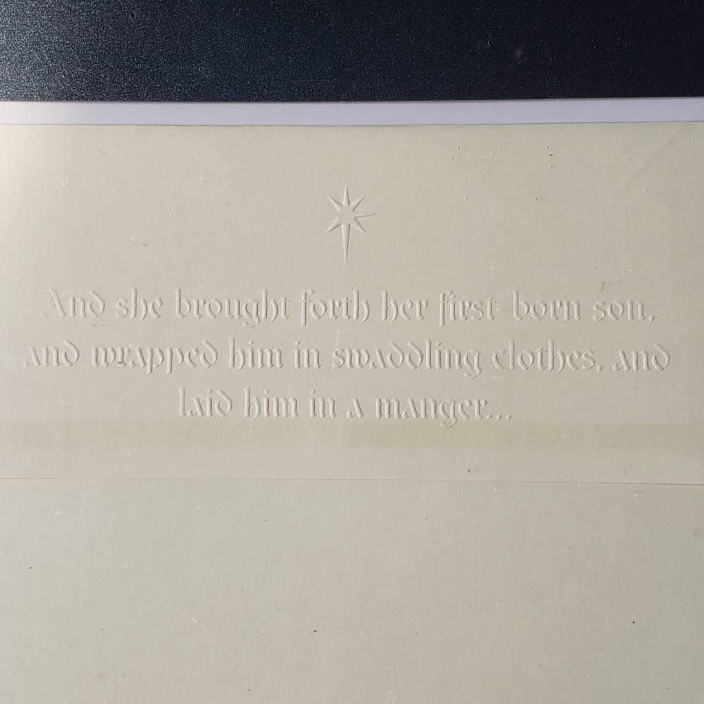 Handmade Religious Holiday Cards A803650