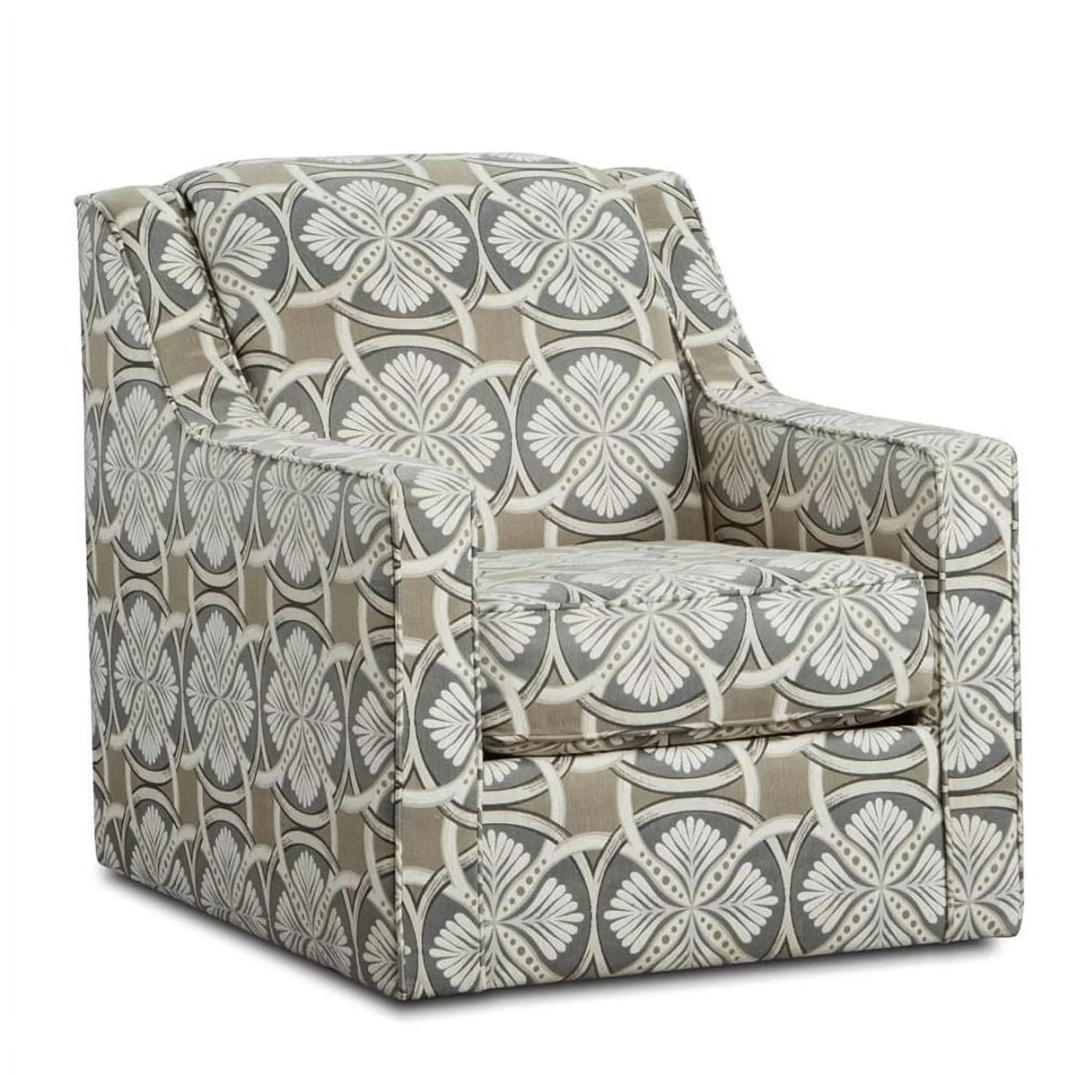 Beige Swivel Accent Chair Z84383