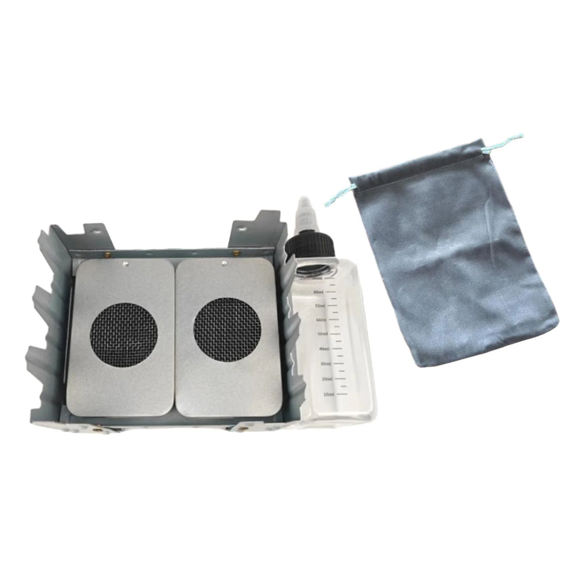 Liquid Fuel Camping Stove Set with Folded Stand Grill B92439