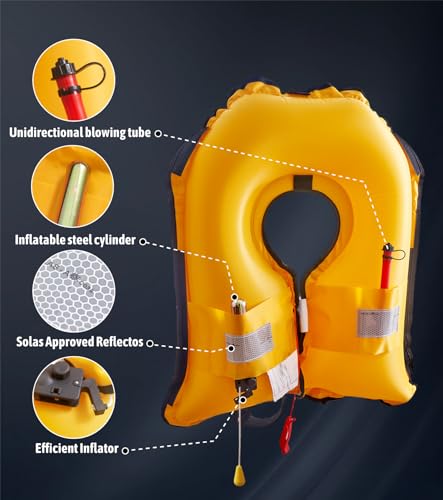 Inflatable Adjustable Snorkeling Vest Z341
