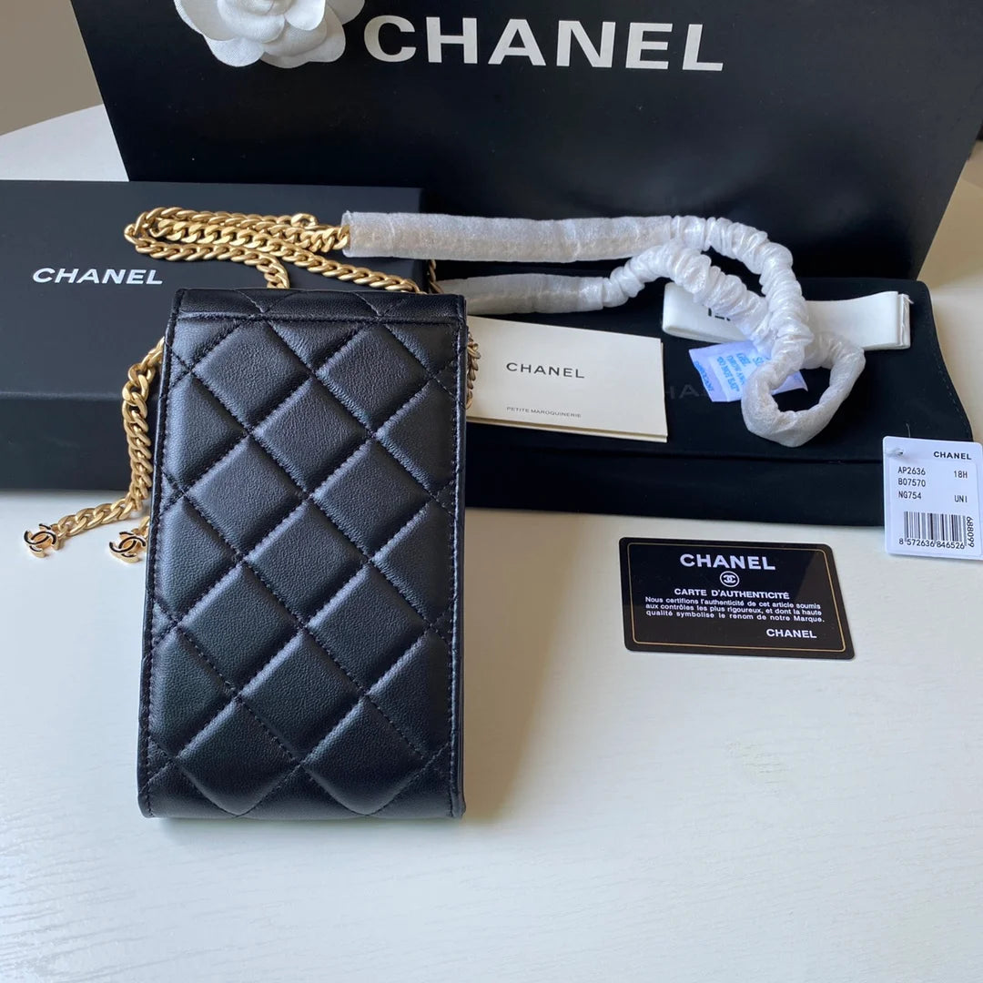 Black Phone Holder Bag Z442