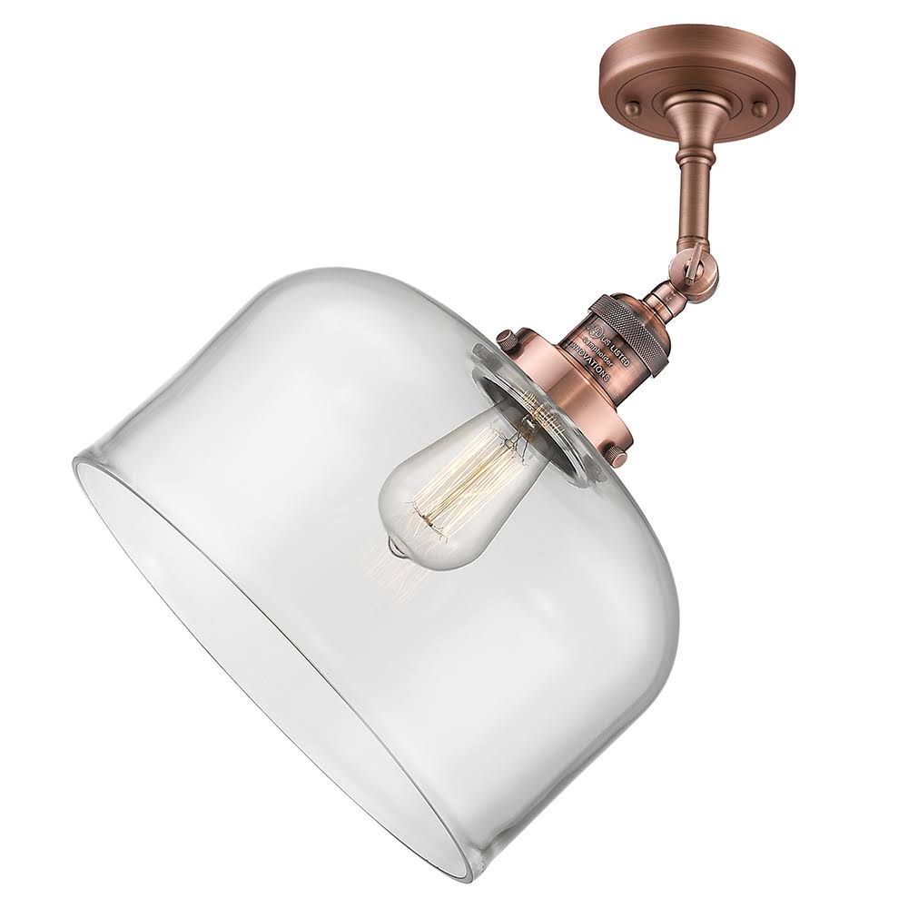 Oil Rubbed Bronze Semi-Flush Mount Light L8917