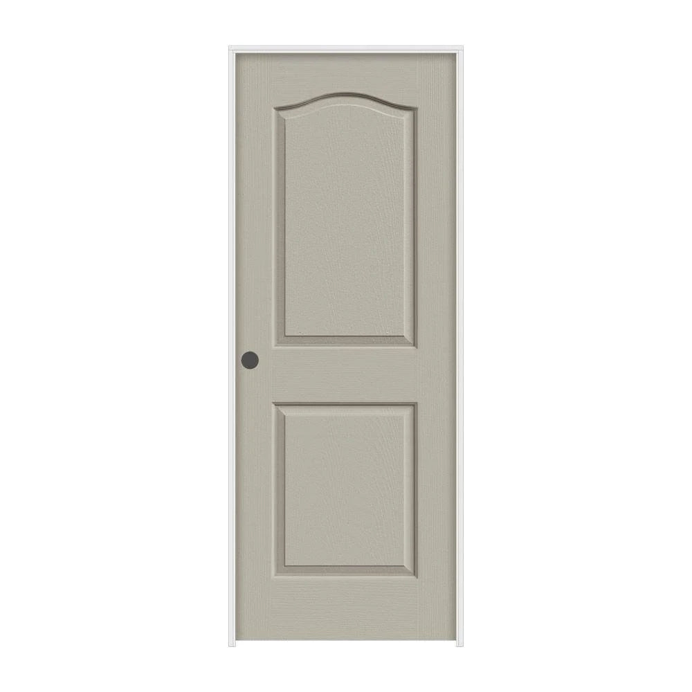 32 in. x 80 in. Desert Sand Painted Right-Hand Textured Molded Composite MDF Single Prehung Interior Door G7411