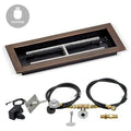 Oil Rubbed Bronze Rectangular Fire Pit Kit S2692